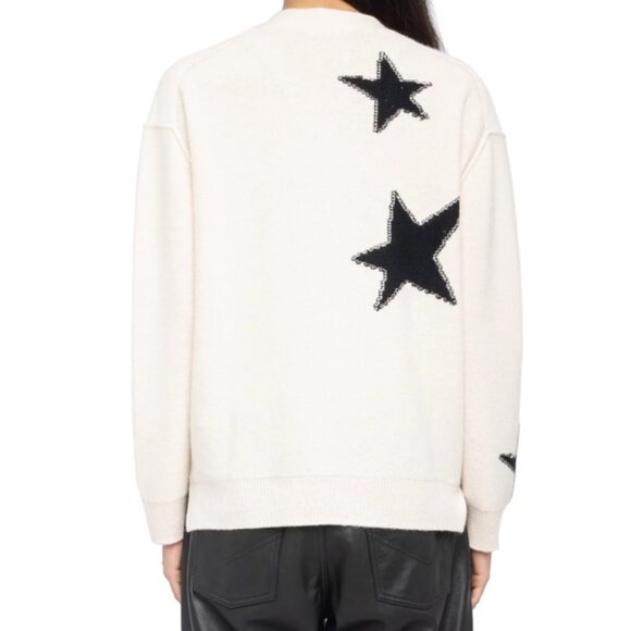 Zadig & Voltaire Mirkaz Cashmere V Neck Cardigan Sweater - Picture 5 of 7